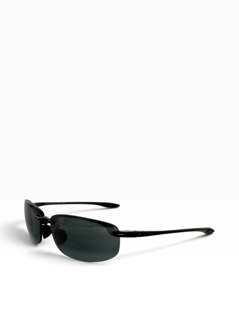 Maui Jim MJ Hookipa MB BG 807-02 2064 6417 130 reader sunglasses rimless